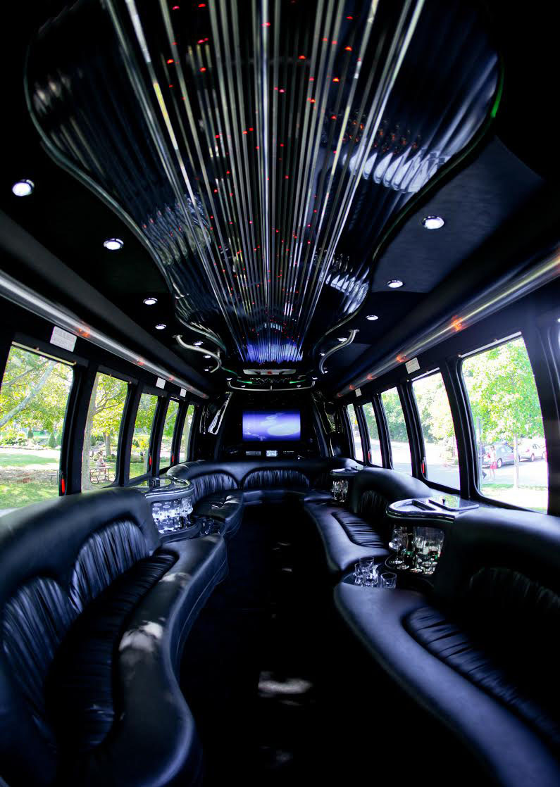 Windsor 22 Passenger Limo Bus Interior