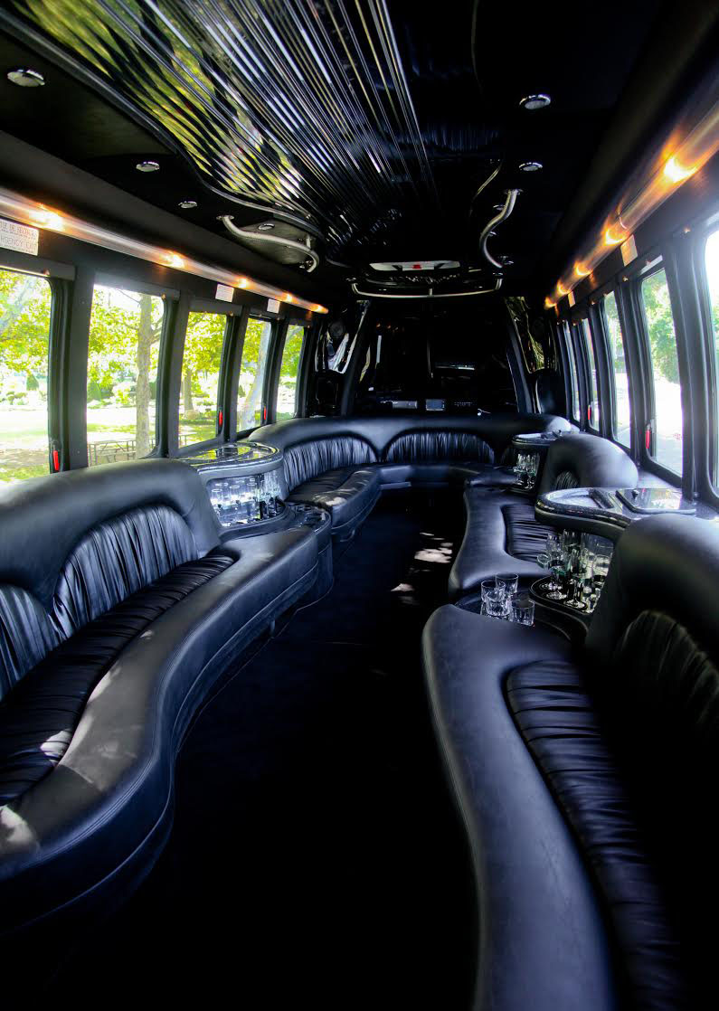 Windsor 22 Passenger Limo Bus Interior